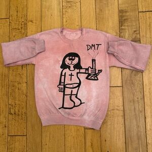 Pink Graphic Fun Sweater